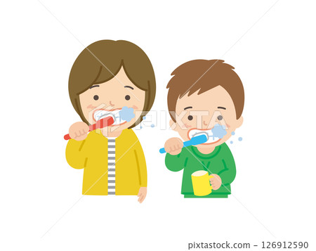 父母和兒童牙膏 父母和兒童牙膏 126912590