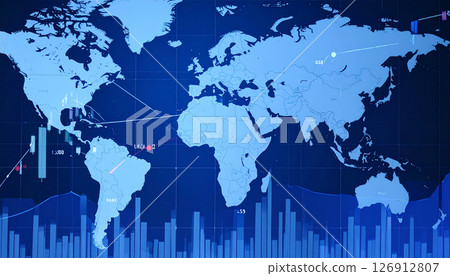 Financial stock generation AI background Financial stock generation AI background 126912807