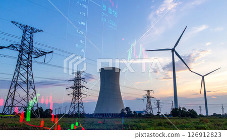 能源庫存產生器AI背景 126912823