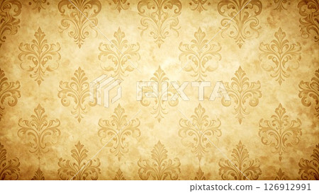 復古紙張紋理背景 — 舊紙，仿古風格，垃圾感覺 126912991