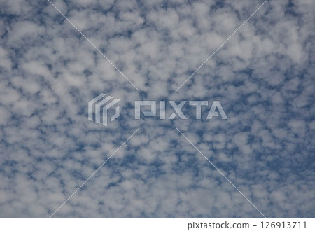 Scaly clouds and blue sky Scaly clouds and blue sky 126913711