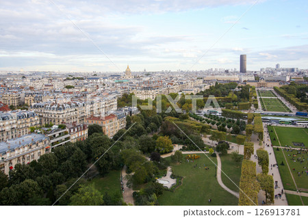 Paris, France View from the Eiffel Tower 126913781