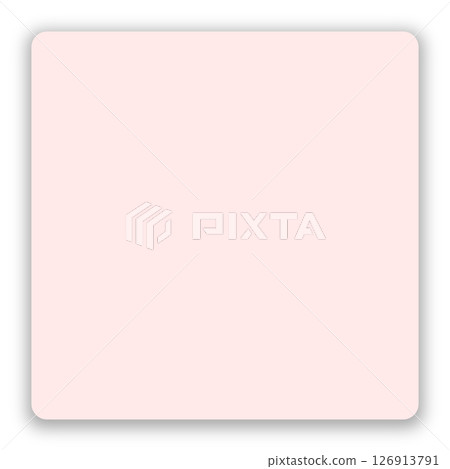 Sticky note-style paper material – Shadowed, transparent PNG, square design 126913791