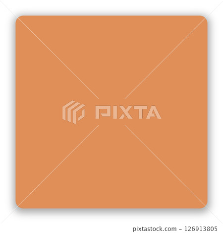 Sticky note-style paper material – Shadowed, transparent PNG, square design 126913805