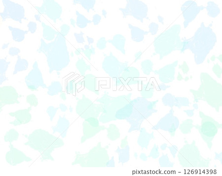 白色背景上帶有淺藍色不規則圖案的紋理插圖！ 126914398