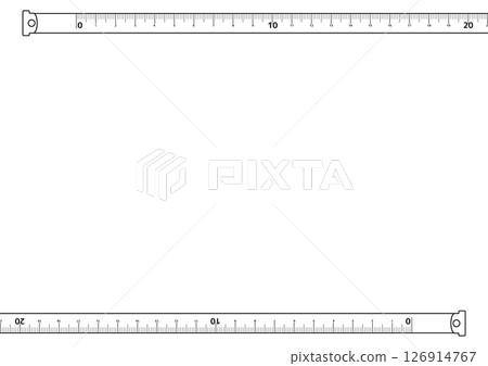 簡單的捲尺框架背景 126914767