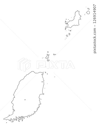 格瑞那達空白地圖 126914907