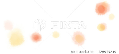 橙色和黃色圓點圖案 橙色和黃色圓點圖案 126915249