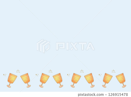 敬酒的眼鏡框 126915478