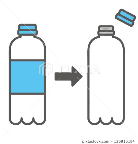 Plastic bottle sorting Plastic bottle sorting 126916194