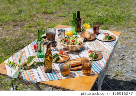 Camping meal 126916277