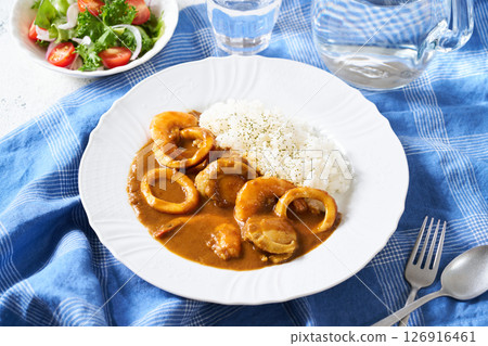 seafood curry seafood curry 126916461