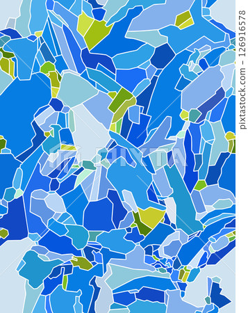 Blue turquoise crystal mosaic seamless abstract pattern Blue turquoise crystal mosaic seamless abstract pattern 126916578
