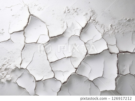 White cracked wall 126917212