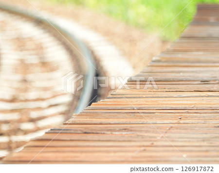 An image of a local station reminiscent of a movie scene 126917872