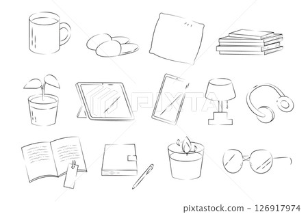 居家放鬆配件套裝插圖 126917974