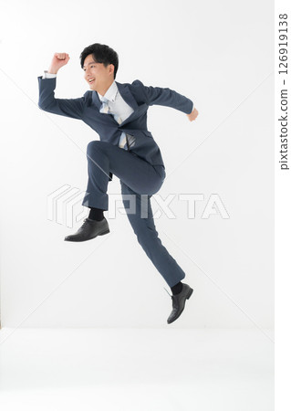 男商務跳躍 男商務跳躍 126919138
