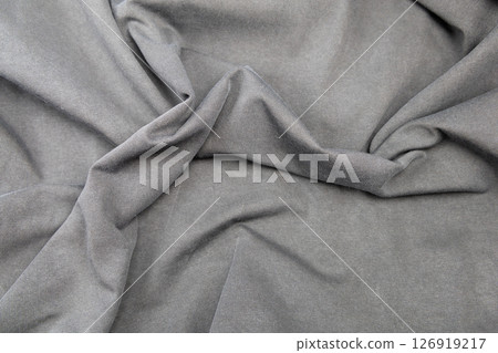 A detailed close-up texture background of cotton fabric A detailed close-up texture background of cotton fabric 126919217