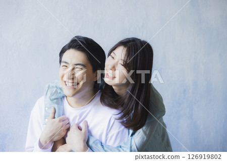 A man standing side by side A man standing side by side 126919802