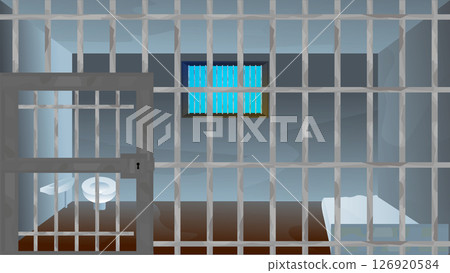 Jail background illustration 126920584