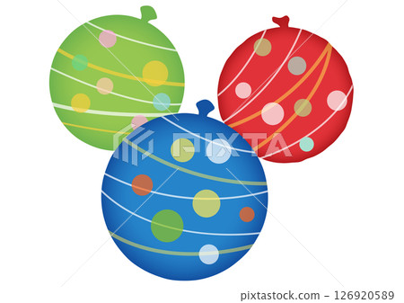 Water balloons/yo-yos/summer festivals 126920589