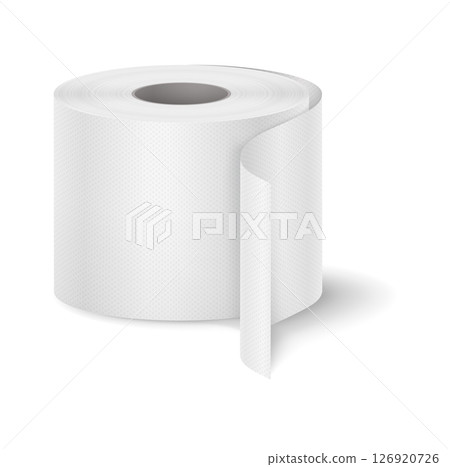 Toilet Paper Roll with Soft Shadow Toilet Paper Roll with Soft Shadow 126920726