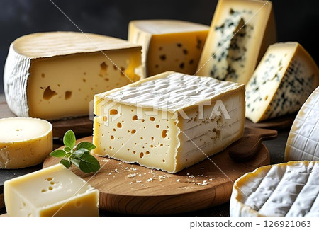 Different types of cheese 126921063
