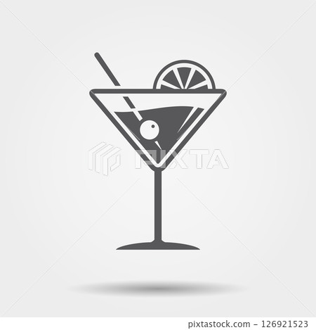 Martini glass icon 126921523