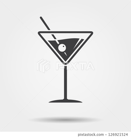 Martini glass icon 126921524