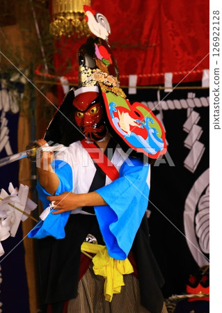A shrine mikoshi walks 126922128