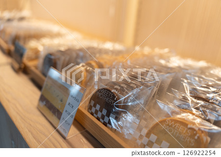 精美擺放的美味餅乾 126922254