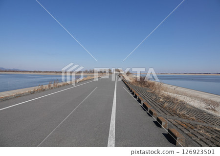 沿著海岸延伸的道路 沿著海岸延伸的道路 126923501