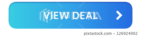 View deal blue button with white arrow pointing to the right on a gradient background, perfect for e commerce and online shopping websites promoting special offers and discounts 126924002