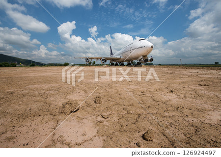 plane on the ground 126924497