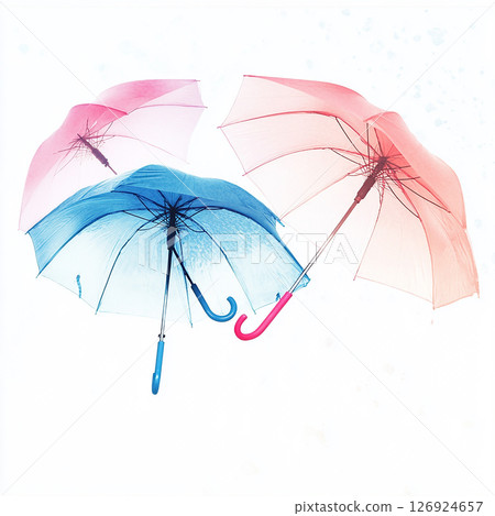 AI-generated image of a stylish floating umbrella AI-generated image of a stylish floating umbrella 126924657