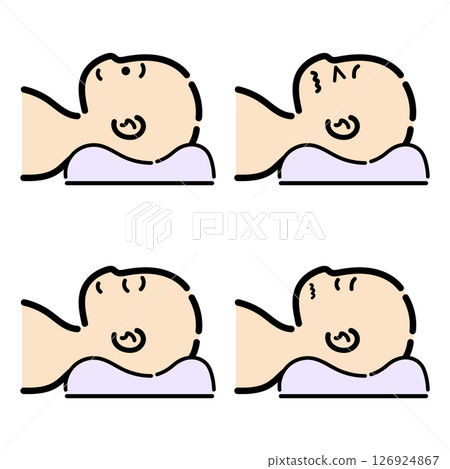 Handwritten_Lying_Up_People_Vector_Set_09 126924867