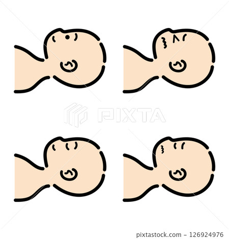 手寫躺著的人向量集 11 手寫躺著的人向量集 11 126924976