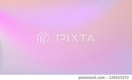 Light pink blue gradient iridescent background. Rainbow colored 126925072