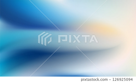 Abstract blue white fluid waves. Gentle light transitions bg. Abstract blue white fluid waves. Gentle light transitions bg. 126925094