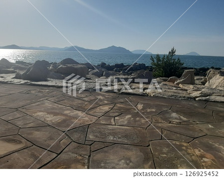 海景、鵝卵石景、山景 海景、鵝卵石景、山景 126925452