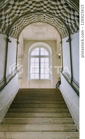 Old castle stairs 126925615