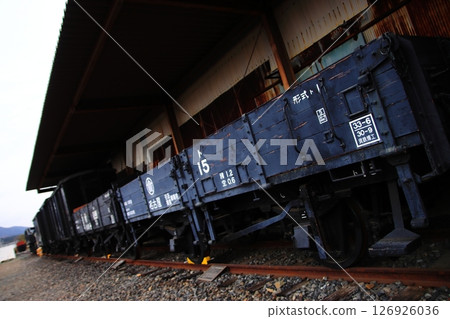 Setouchi Electric Railway Type 1 freight car manufactured in the Taisho era Setouchi Electric Railway Type 1 freight car manufactured in the Taisho era 126926036