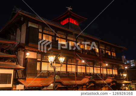 《Ehime Prefecture》Dogo Onsen at night 《Ehime Prefecture》Dogo Onsen at night 126926168