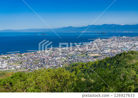 《Ehime Prefecture》Seaside streetscape of Imabari City 126927633