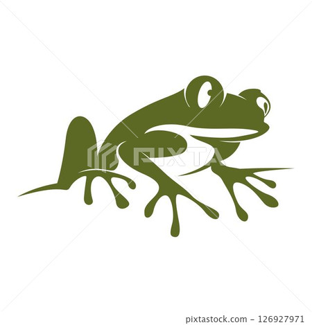 Frog logo icon design template Frog logo icon design template 126927971