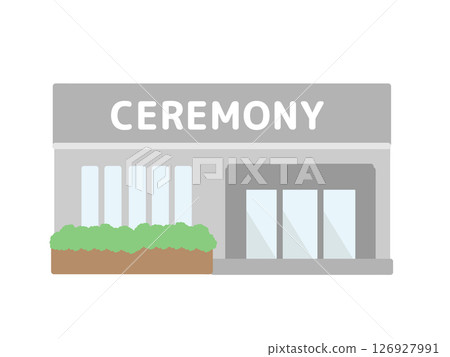 殯儀館建築插圖 126927991