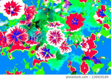 無縫的花卉圖案 無縫的花卉圖案 126928189