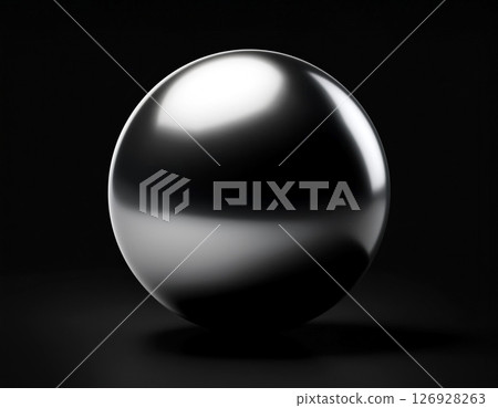 Shiny round ball 126928263