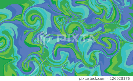 Abstract Blue,Green and Turquoise Fluid Art Swirls Background Abstract Blue,Green and Turquoise Fluid Art Swirls Background 126928376