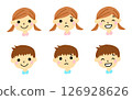 孩子們的各種臉部表情 126928626